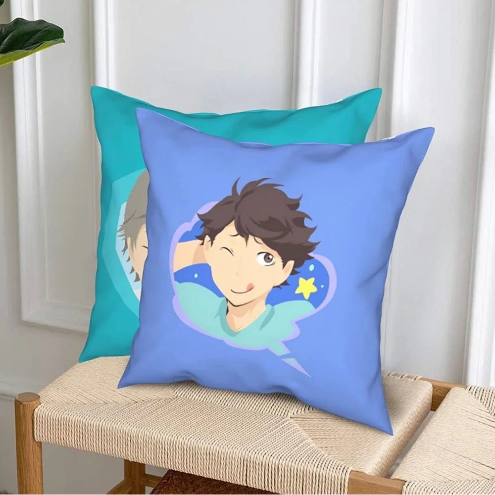 Haikyuu anime manga Throw Pillow Cover 2 pcs